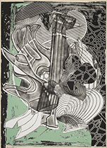 Signed print by Frank Stella available from Anders Wahlstedt Fine Art in New York, May 2022, 042722