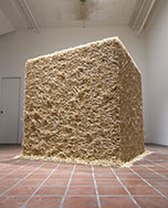 Sculpture of toothpicks by Tara Donovan available from Quint Gallery in San Diego, CA, April 2022, 040722