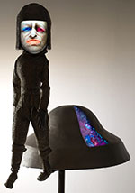 Sculpture by Tony Oursler on exhibition at Baldwin Gallery in Aspen, CO, March 18 - April 18, 2022, 032022