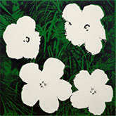 Flower painting by Andy Warhol for sale at Christie's in New York, May 9, 2021, 050222