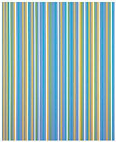 Artwork by Bridget Riley on exhibition in Yale Center for British Art in New Haven, CT, March 3 - July 24, 2022, 050922