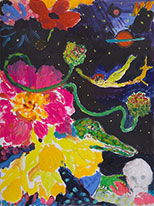 Painting by Emily Sundblad on exhibition at Bortolami in New York, May 13 - June 18, 2022, 051122