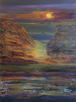Landscape painting by Marilyn Bos available from Goldenstein Gallery in Sedona, Arizona, 080622