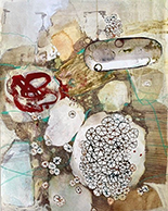 Artwork by Melissa Zarem on exhibition at Novado Gallery in Jersey City, New Jersey, Sept 10 - October 8, 2022, 090222