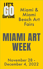 Graphic for Miami Art Week, November 28 - December 4, 2022, 100122