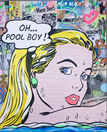 Pop artwork by Nelson De La Nuez on exhibition at The White Room Gallery in Bridgehampton, NY, July 27 - August 28, 2022, 081122