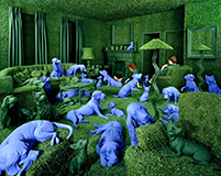 Color conceptual photograph Sandy Skoglund available from Rule Gallery in Denver, CO, July 2022, 072122