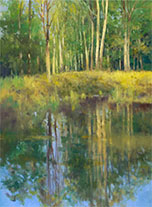 Landscape painting by Thomas McNickle on exhibition at Jerald Melberg Gallery in Charlotte, NC, June 25 - Sept 3, 2022, 071222