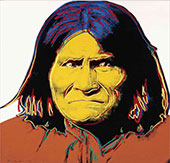 Geronimo print by Andy Warhol available from Broschofsky Galleries, Ketchum, Idaho, 102322