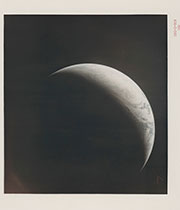First color moon photo taken from space for sale October 28, 2022, at Los Angeles Modern Auctions in Van Nuys, CA, 102322