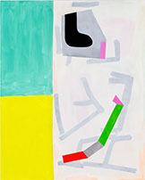 Abstract painting by Margo Margolis on exhibition at Kathryn Markel Fine Arts in New York, NY, Jan 5 - February 11, 2023