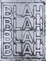 Artwork by Mel Bochner available from William Shearburn Gallery in St. Louis, MO, 102322