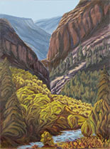 Landscape painting by Michael Kinsley available from Red Brick Center for the Arts in Aspen, Colorado, September 22 - November 8, 2022, 102022