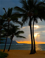 Photography by Michael Verlangieri, title Kauai Sunset Hawaii Hand Numbered Edition, available from Zatista.com, 111322