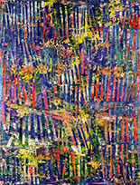 Abstract painting by Nestor Toro, title, Reflections of Europe available from Zatista.com, 101922