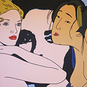 Artwork Roger Shimomura available from Sherry Leedy Contemporary Art in St. Louis, Missouri, 102322