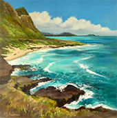 Hawaii landscape painting by Susie Anderson available from Nohea Gallery in Honolulu, HI, 102322