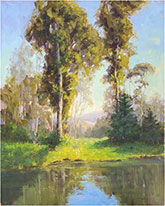 Landscape painting by Tatyana Fogarty, title, Midsummer Dream available from Zatista.com, 103122