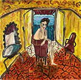 Painting by Vera Girivi on exhibition at Anna Zorina Gallery in Los Angeles, CA, Dec 10 - February 4, 2023, 120722