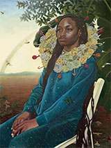 Portrait painting by Alicia Brown on exhibition at Winston Wachter Fine Art in New York, January 12 - February 25, 2023, 012723