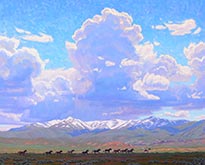 Landscape painting by Charles Muench available from Stremmel Gallery in Reno, Nevada, April 2023, 021023