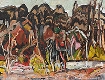 Landscape painting by David Alexander on exhibition at Evoke Contemporary in Santa Fe, December 30 - February 18, 2023, 011223