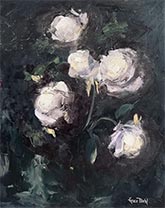 Floral painting by Grace Diehl, title, The Epitome of Perfection, available from Zatista.com, 033123