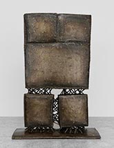 Sculpture by Harold Cousins on exhibition at Michael Rosenfeld Gallery in New York, January 28 - March 25, 2023, 021823