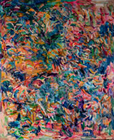 Abstract painting by Kathryn Arnold located in San Francisco, 010323, January 2023, 110422