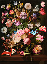 Painting by Marc Dennis on exhibit at Gavlak in Los Angeles, CA, Dec 15 - January 28, 2023, 010923