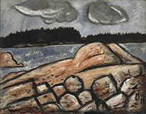 Paintings by Marsden Hartley on exhibition in at Frye Art Museum in Seattle, WA, February 11 - May 21, 2023, 012823