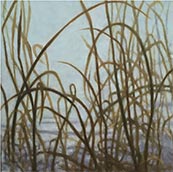 Painting by Nanci Erskine, title, Snow Field, available from Zatista.com, 032023