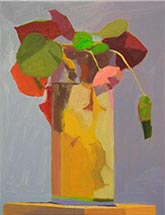 Flower painting by T. Kelly Wilson on exhibition at Kathryn Markel Fine Arts in New York, NY, February 16 - March 25, 2023, 021523