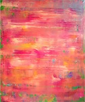 Abstract painting by Ivana Olbricht, title, The Sun in the grass, available from Zatista.com, TX, 060223