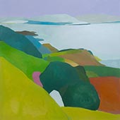 Landscape painting by Karen Smidth on exhibition at Maybaum Gallery in San Francisco, May 1- 30, 2023, 050823