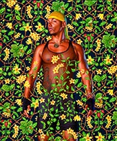 Painting by Kehinde Wiley on exhibition at Sean Kelly in New York, April 28 - June 17, 2023, 050823