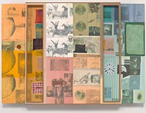 Artwork by Robert Rauschenberg on exhibition at Gladstone Gallery in New York, May 3 - June 17, 2023, 050423