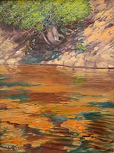 Dan Mackerman landscape painting, artist located in Minnesota, 091523