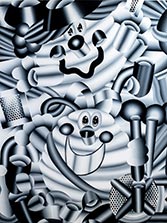 Artwork by Geoffrey Bouillot on exhibition at Ascaso Gallery in Miami, Florida, September 13 - October 7, 2023, 093023