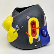 Ceramic artwork by Jose Sierra on exhibition at Duane Reed Gallery in St. Louis, MO, July 14 - August 19, 2023, 060923