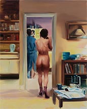 Painting by Leticia Sánchez Toledo on exhibit at Pan American Art Projects in Miami, September 23 - October 28, 2023, 093023
