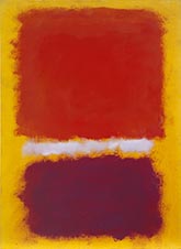 Painting on paper from 1959 by Mark Rothko on exhibition at The National Gallery of Art in Washington, DC, November 19 - March 31, 2024, 110223