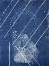 Mixed-media cyanotype by Michael Reese available from Sandler Hudson Gallery in Atlanta, Georgia, 100123
