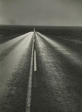 Bland and white photograph by Robert Frank on exhibition at The Museum of Fine Arts in Houston, October 8 - January 7, 2024, 110523