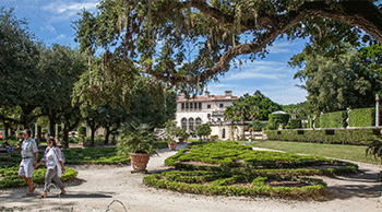 Exterior view of Vizcaya Museum and Gardens, 112522