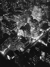 Berenice Abbott New York at Night on exhibition at Marlborough Gallery in NYC, March 7 - April 20, 2024