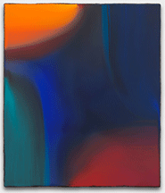 Abstract painting by Markus Amm on exhibition at David Kordansky Gallery in Los Angeles, CA, January 10 - February 24, 2024, 012124
