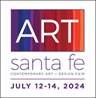 Art Santa Fe art fair logo, next event July 12 - 24, 2004 in Santa Fe, 052524