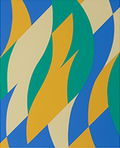 Screenprint by Bridget Riley on exhibition at Gallery Neptune and Brown in Washington, DC, May 2024, 052224