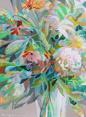 Floral painting by Erin Gregory available from Anne Irwin Fine Art in Atlanta, Georgia, June 2024, 060424